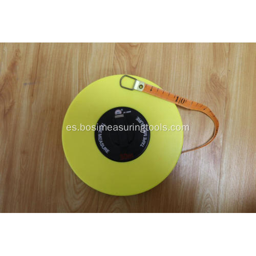Medidor de cinta de fibra de regla de cuero suave impermeable